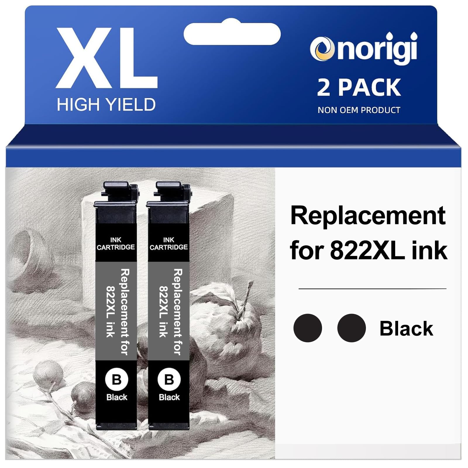 Amazon.com: Onorigi Remanufactured for 822XL Ink Cartridges